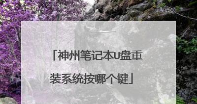 惠普笔记本如何使用U盘重装系统（详细教程帮你轻松解决系统问题）