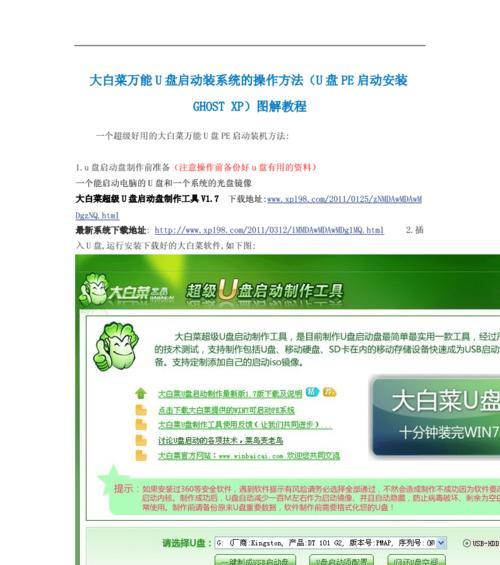 从头开始（简单易懂的大白菜系统更换指南）